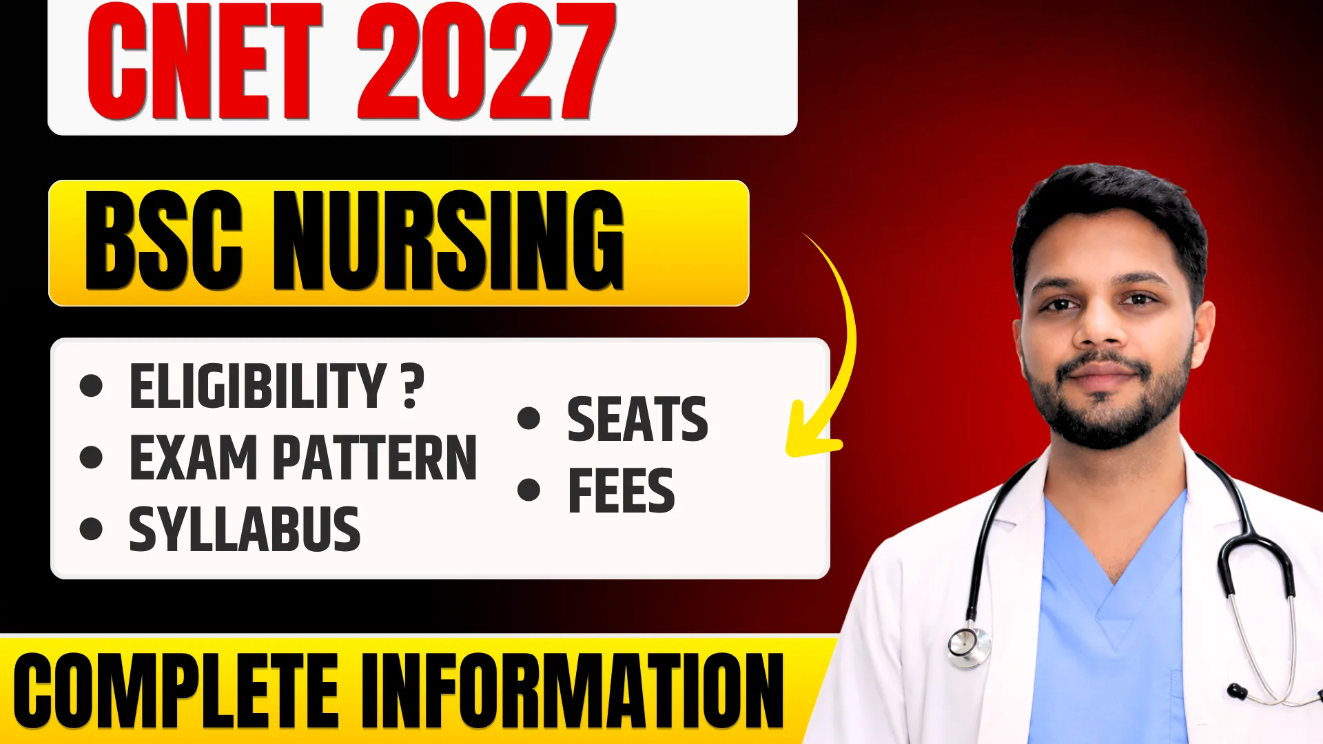 CNET BSc Nursing 2027: Exam Date, Syllabus, Eligibility & Exam Pattern