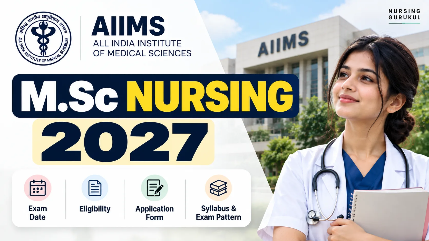 AIIMS M.Sc Nursing 2027: Exam Date, Eligibility, Application, Syllabus & Exam Pattern